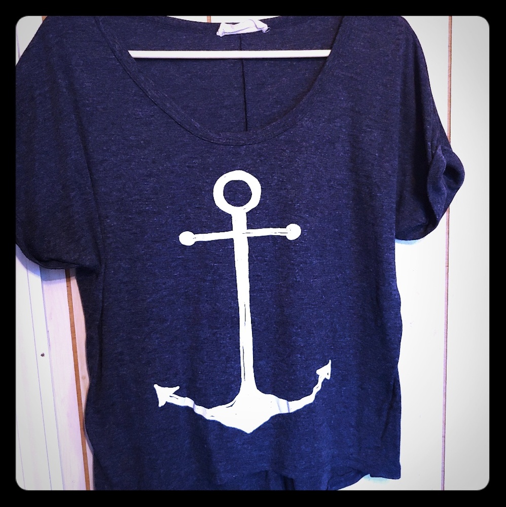 Navy Blue anchor ⚓ T